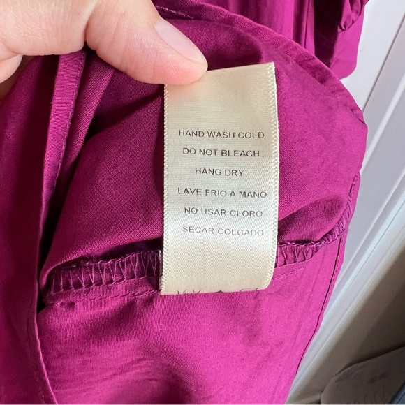 Monica Smocked Waist Peasant CottageCore Prairie Boho Cotton Maxi Dress, Size XS - Picture 8 of 11